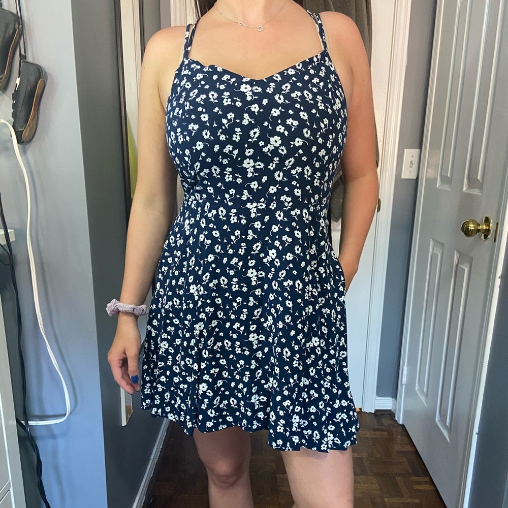 garage floral dress